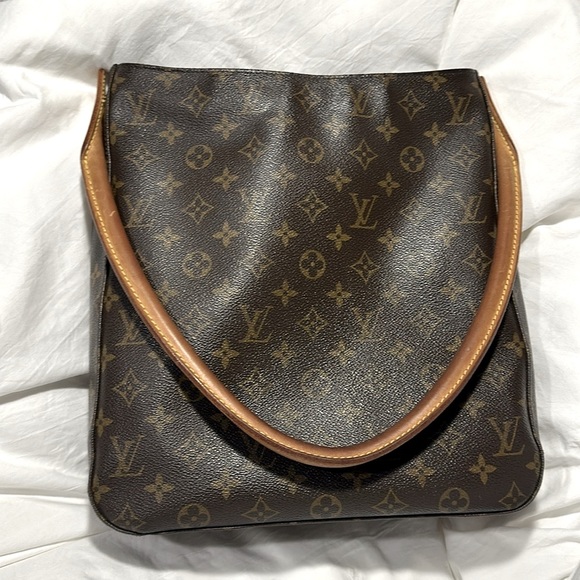 100% Authentic Louis Vuitton Monogram looping M M Bag Retired - Picture 4 of 4